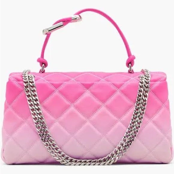 Marc Jacobs Pink Ombre Quilted Shoulder Bag - Picture 2 of 16
